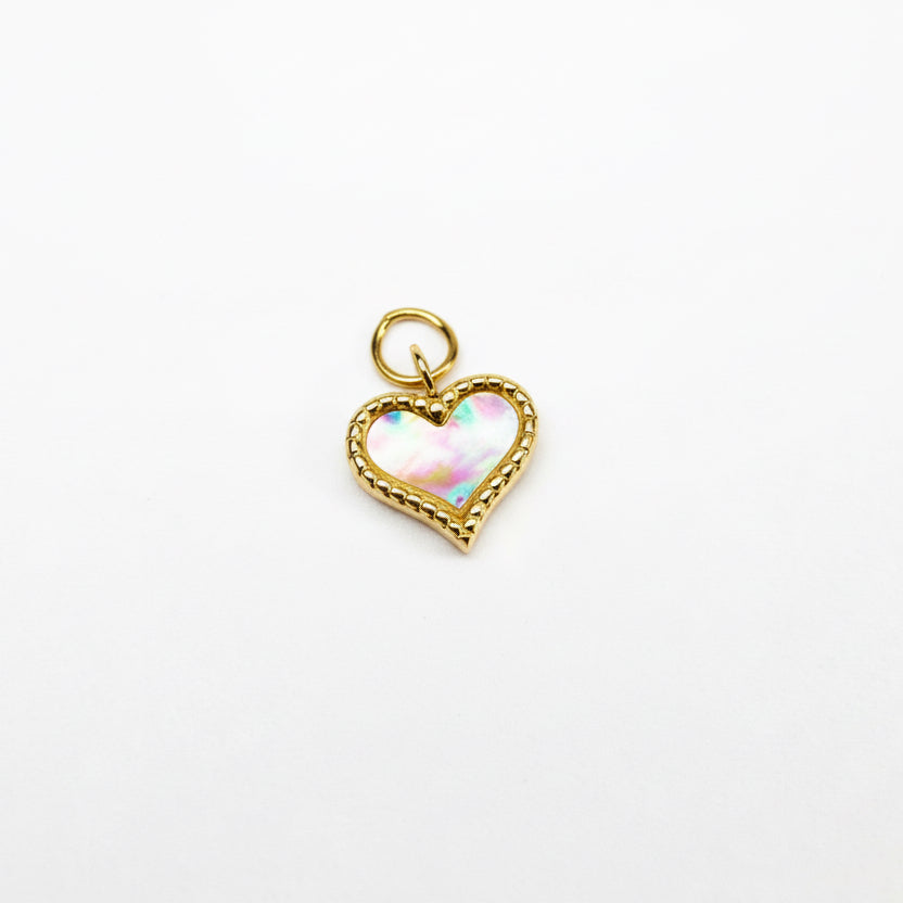 Charm Coeur Nacré