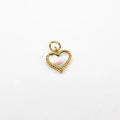 Charm Coeur Nacré - LUXA CHARMS